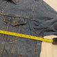Levi Strauss Blue Denim Trucker Jacket Relaxed Fit Men Large 70507 VGC