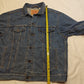 Levi Strauss Blue Denim Trucker Jacket Relaxed Fit Men Large 70507 VGC