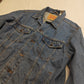 Levi Strauss Blue Denim Trucker Jacket Relaxed Fit Men Large 70507 VGC
