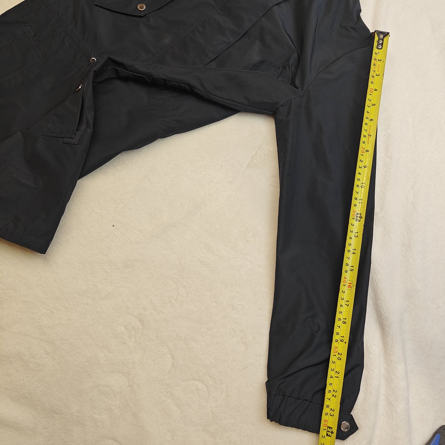 Tommy Hilfiger Navy Blue Full Zip Rain Jacket Coat Women Size Small