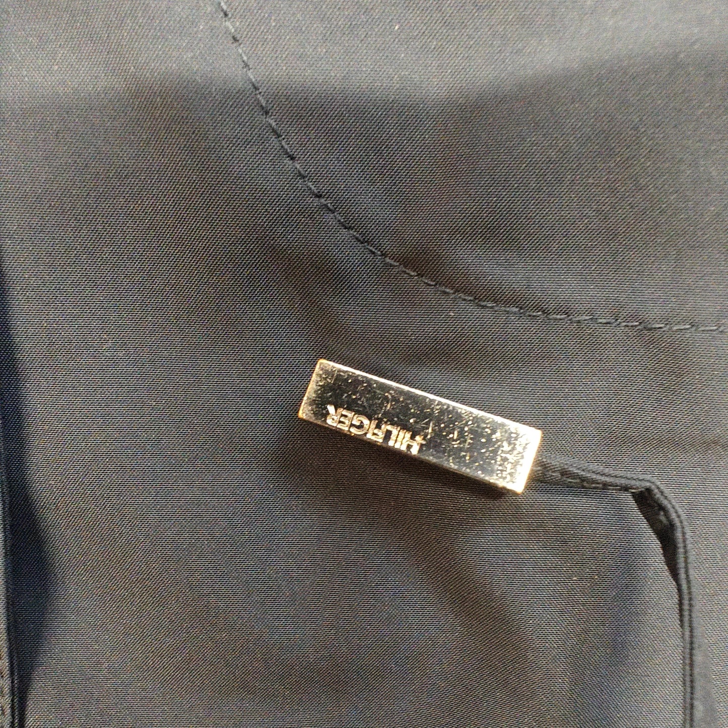 Tommy Hilfiger Navy Blue Full Zip Rain Jacket Coat Women Size Small