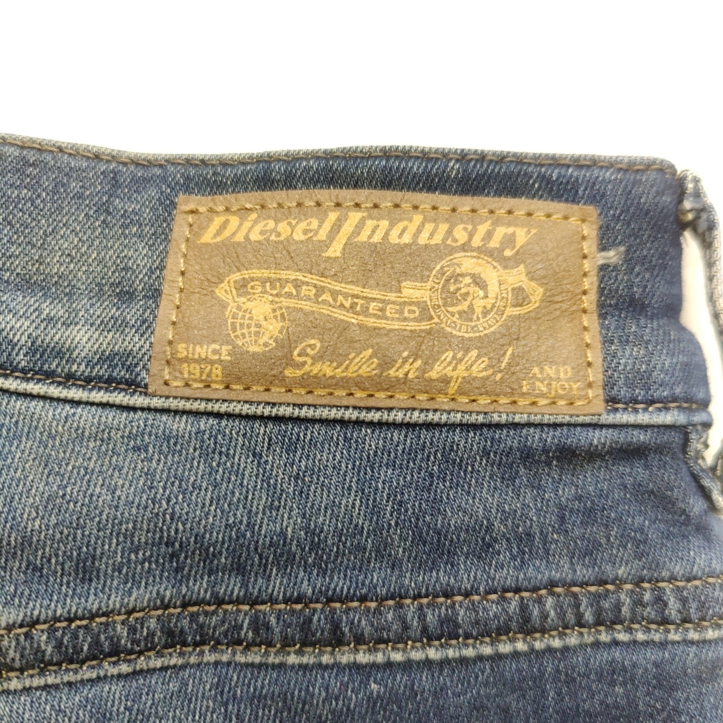 Diesel Livies Super Slim-Jegging Low Waist Blue Denim Jeans Women W30/L36