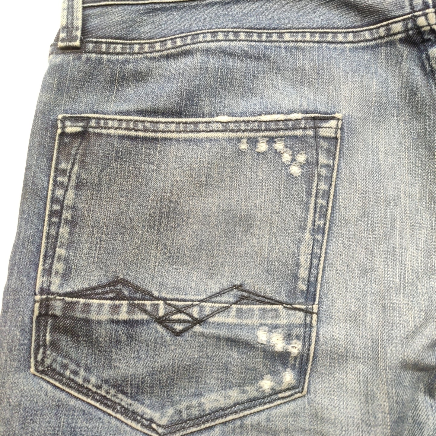 Replay Tabit Regular Straight Fit Blue Denim Jeans Men Size W38/L32