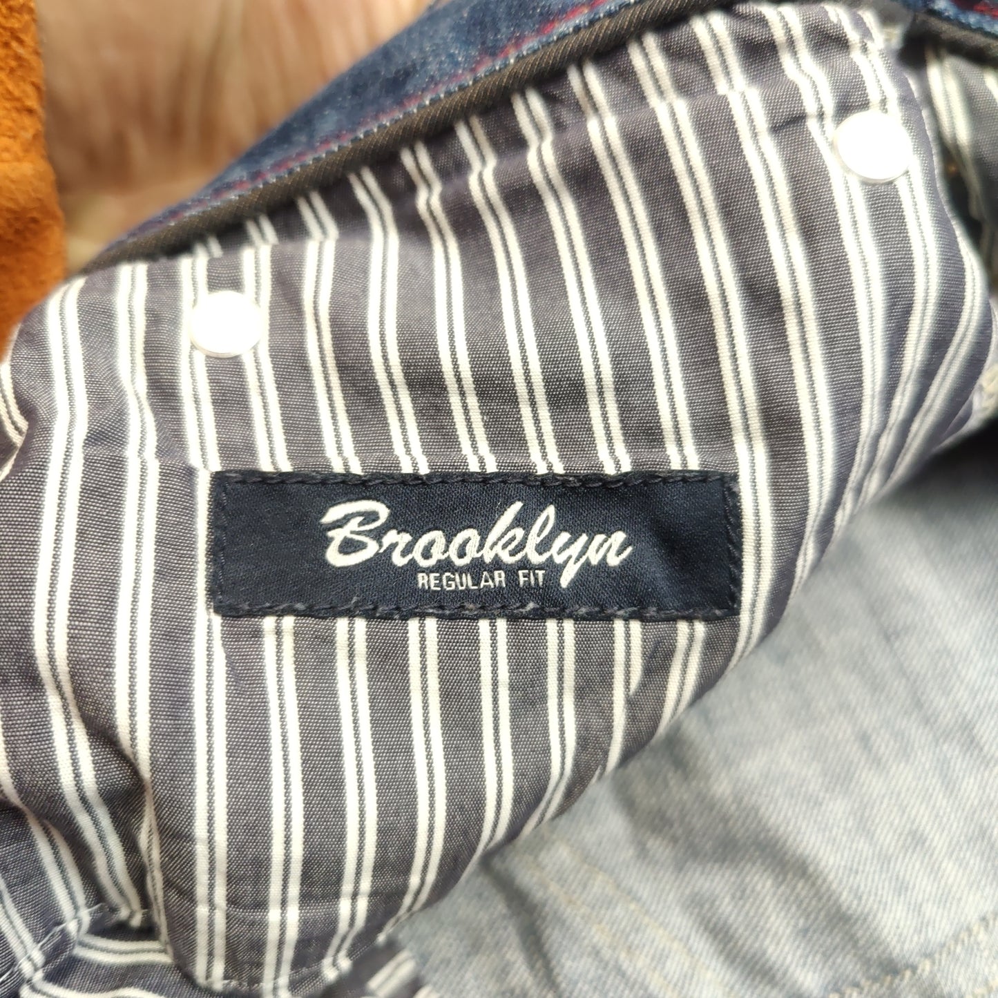 Tommy Hilfiger Brooklyn Regular Straight Fit Blue Jeans Men Size W36/L34