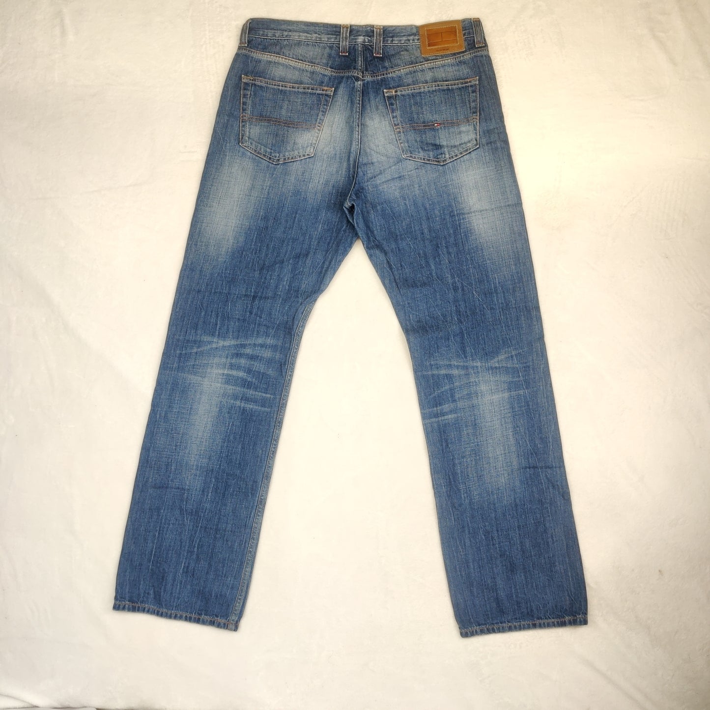 Tommy Hilfiger Brooklyn Regular Straight Fit Blue Jeans Men Size W36/L34