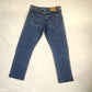 Levi's 501 Regular Straight Fit Blue Denim Cotton Jeans Men Size W36/L31