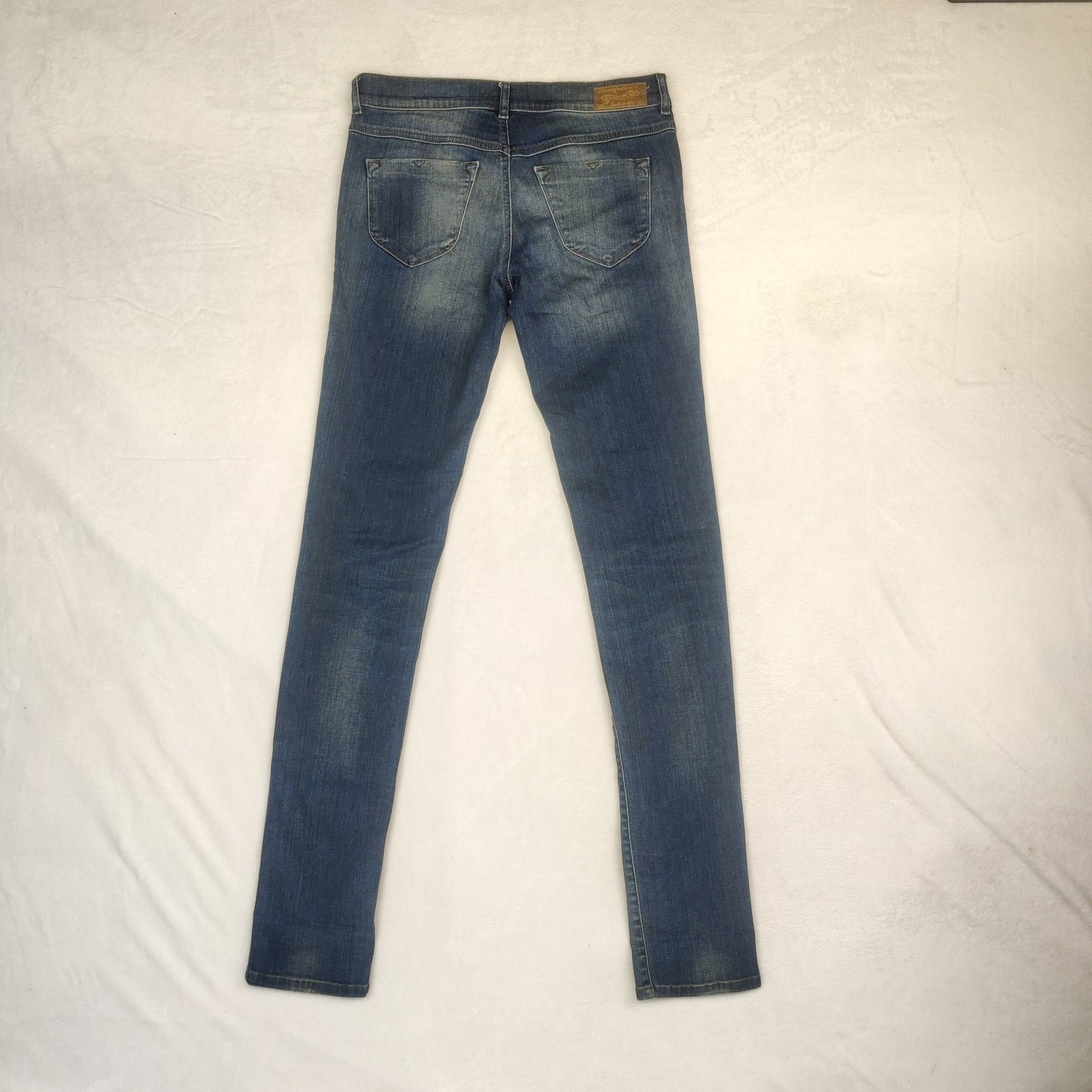 Diesel Livies Super Slim-Jegging Low Waist Blue Denim Jeans Women W30/L36