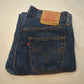 Levi's 521 02 Regular Straight Fit Blue Stonewash Denim Jeans Men W32/L32