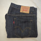 Levi's 559 Vintage Relaxed Straight Fit Dark Blue Denim Jeans Men W36/L30