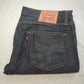 Levi's 504 Regular Straight Dark Blue Denim Jeans Men Size  W36/L30