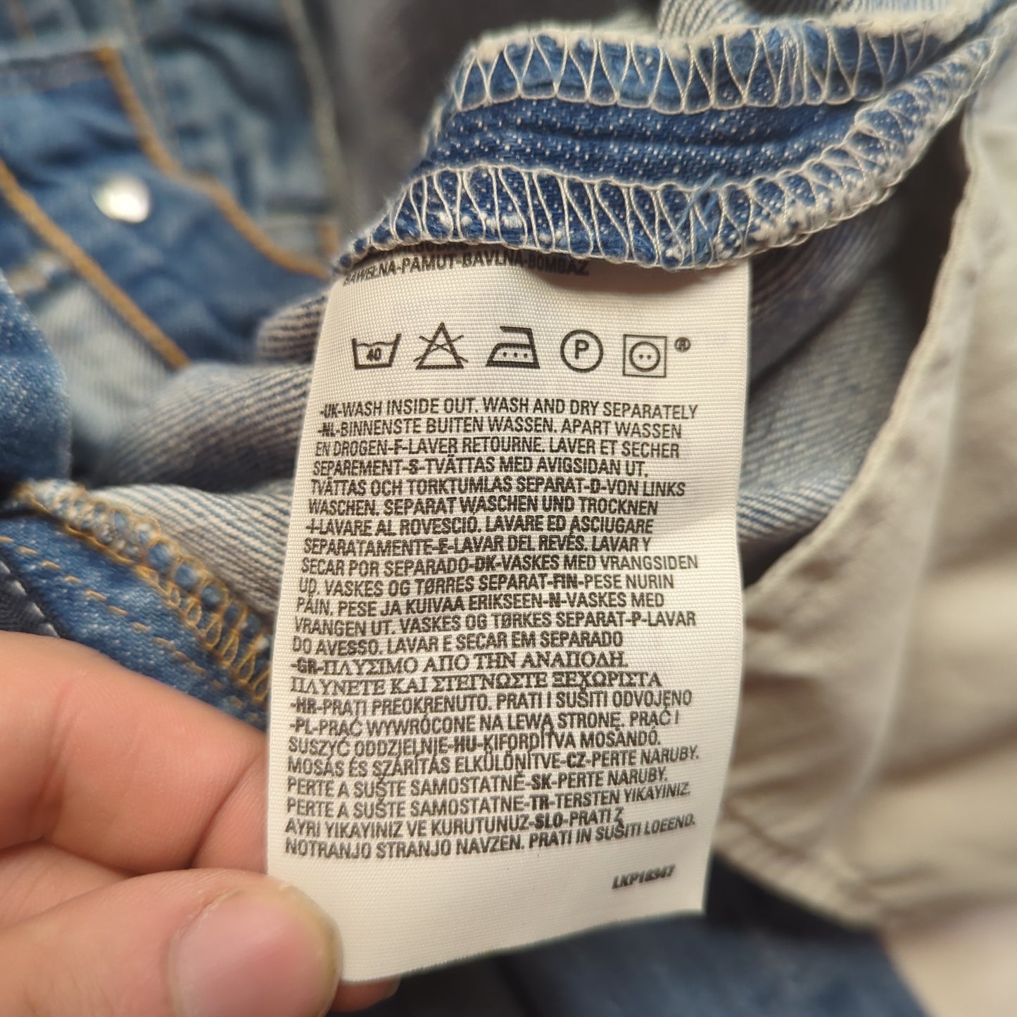 Levi's 507 04 Vintage Bootcut Blue Stonewash Denim Cotton Jeans Men Size W32/L32