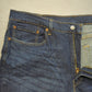 Levi's 514 Regular Straight Fit Blue Denim Cotton Jeans Men Size W38/L28