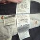 Levi's 501 Regular Straight Fit Black Denim Cotton Jeans Men Size W38/L30