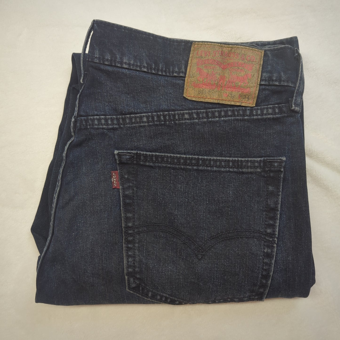 Levi's 511 Slim Fit Dark Blue Denim Jeans Men Size W36/L34