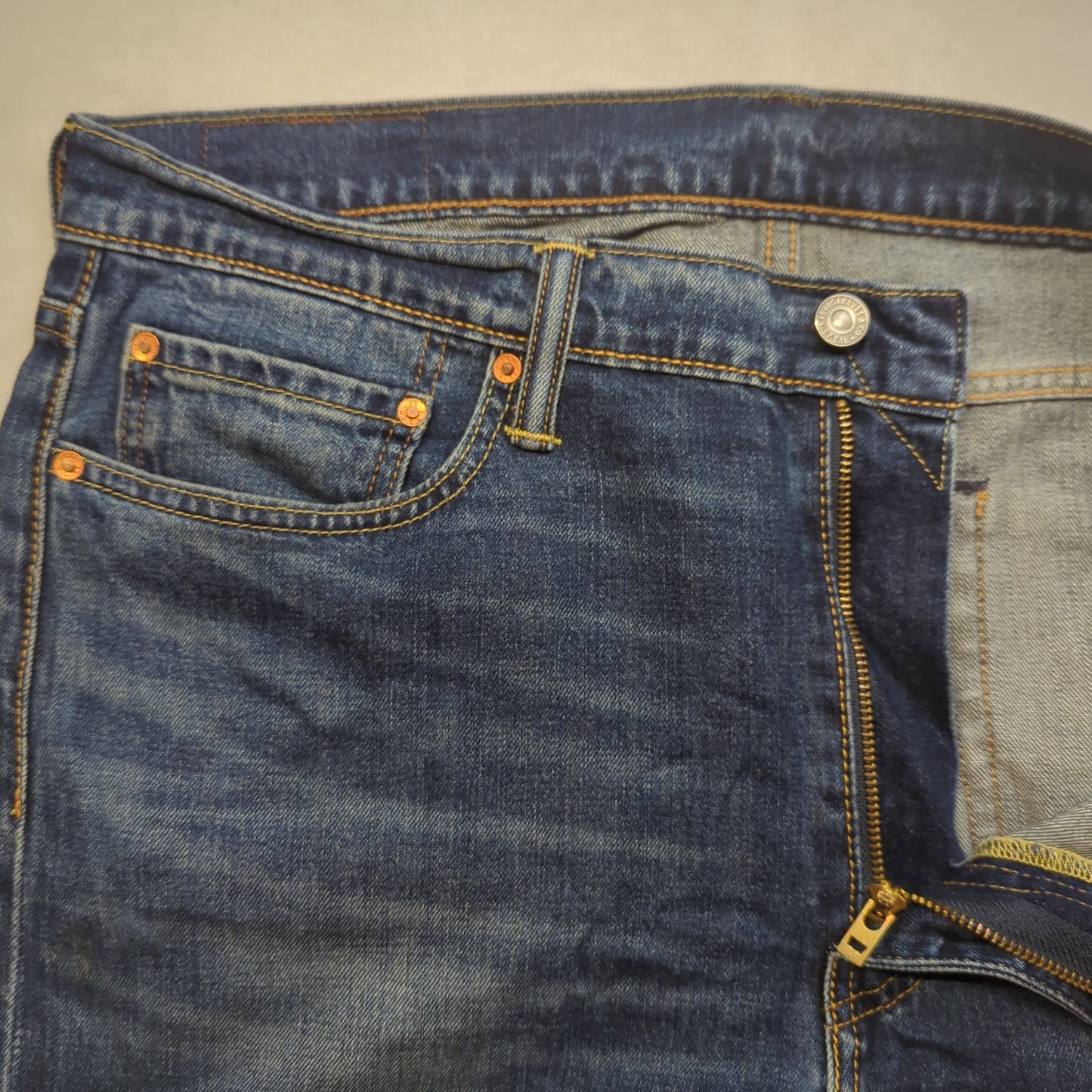 Levi's 510 Skinny Fit Blue Stonewash Denim Jeans Men Size W36/L34