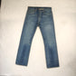 Levi's 501 Regular Straight Fit Stonewash Blue Denim Jeans Men Size W34/L38