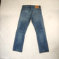 Levi's 501 Regular Straight Fit Stonewash Blue Denim Jeans Men Size W34/L38