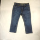 Levi's 514 Regular Straight Fit Blue Denim Cotton Jeans Men Size W38/L28