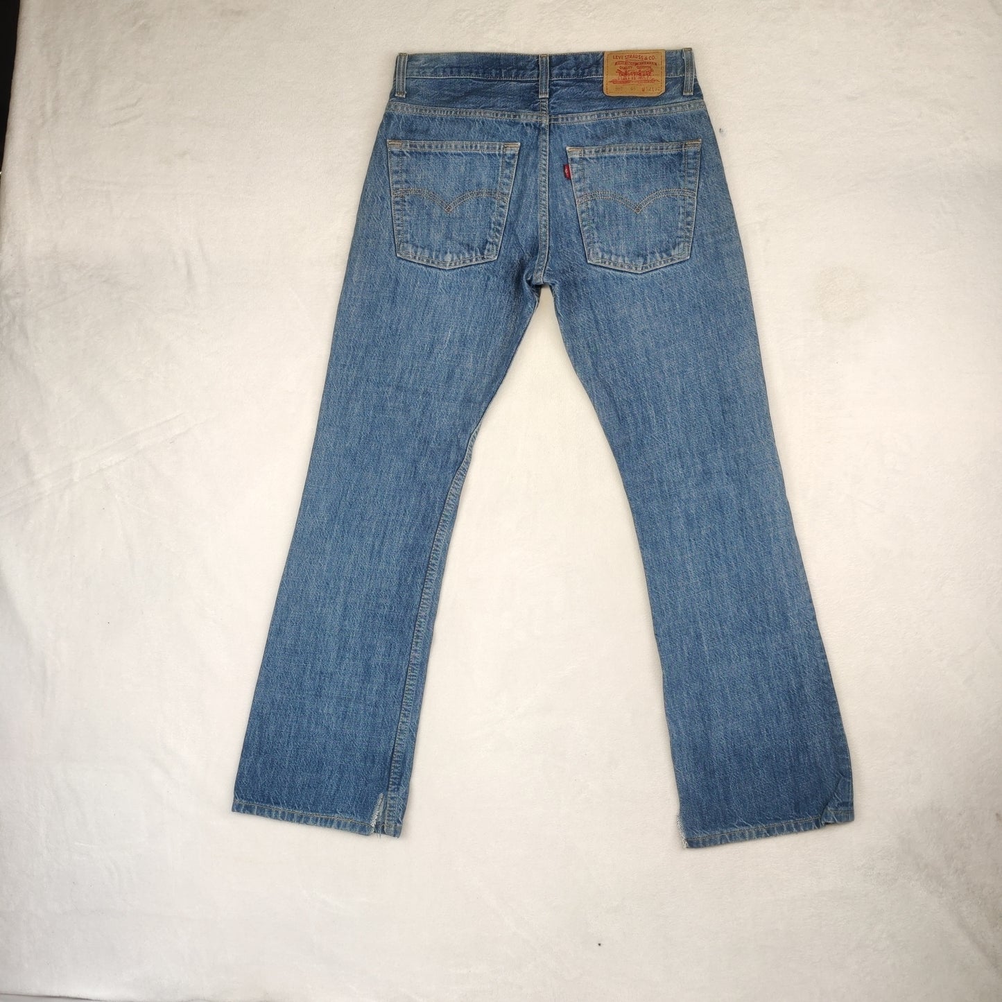 Levi's 507 04 Vintage Bootcut Blue Stonewash Denim Cotton Jeans Men Size W32/L32