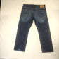 Levi's 569 Loose Straight Fit Dark Blue Denim Jeans Men Size W36/L30