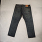 Levi's 504 Regular Straight Dark Blue Denim Jeans Men Size  W36/L30