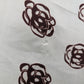 Chanel Vintage White Silk Scarf Women One Size