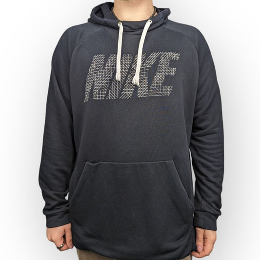 Nike Spell Out Black Pullover Hoodie Men Size Size XL