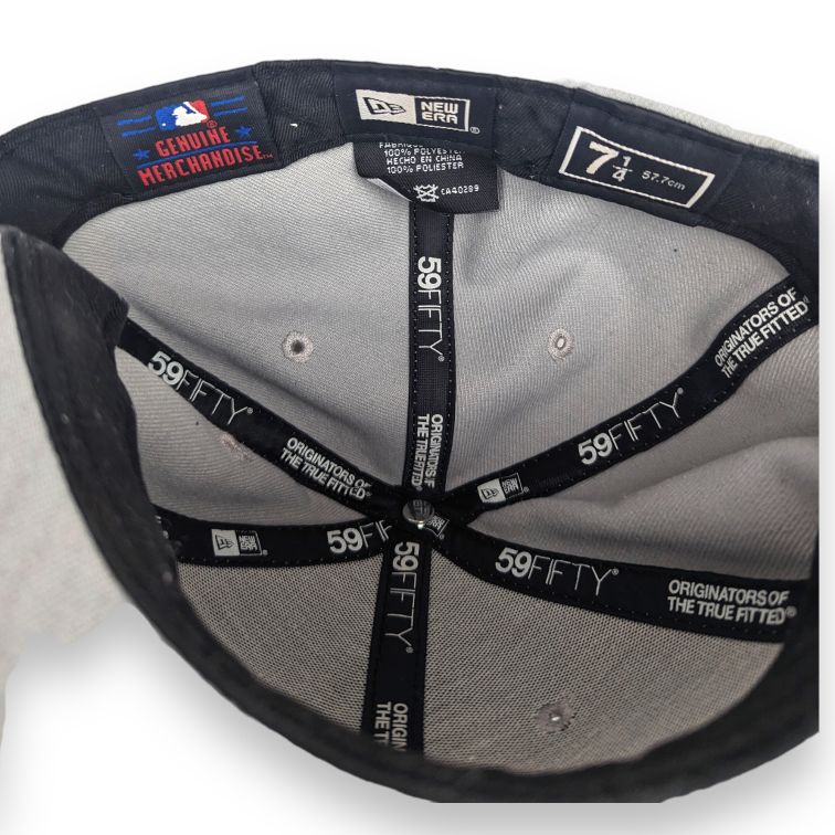 New Era New York Yankees Grey Snapback Hat Men One Size