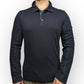 Tommy Hilfiger Vintage Navy Long Sleeve Polo Shirt Men Size XL
