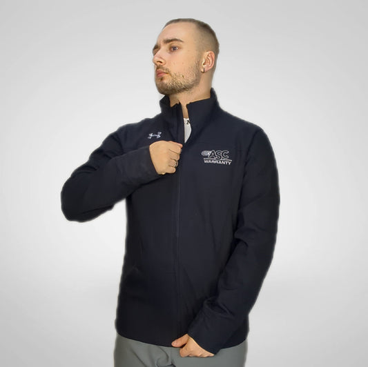 Under Armour ASC Coldgear Infrared Black Windbreaker Jacket Men Medium