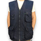 Champion Vintage Navy Blue Fishing Hunting Waistcoat Gilet Jacket Men Size XL