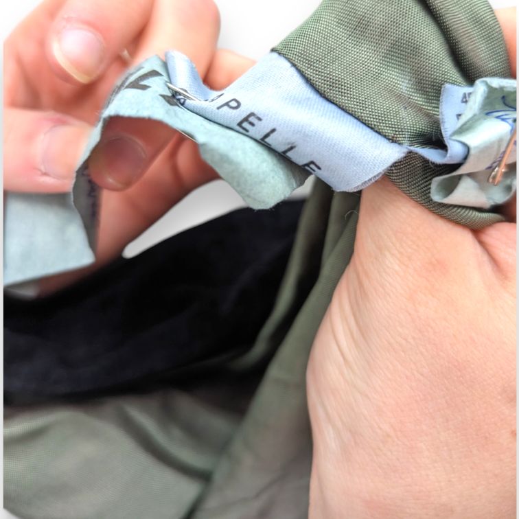 Gapelle Vintage Black Suede Leather Overcoat Coat Women Size Medium