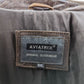 Aviatrix Vintage Brown Button Up Leather Coat Jacket Men Size XL