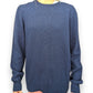 Jaeger Blue Wool Cashmere Blend Crew Neck Pullover Jumper Women Size Medium