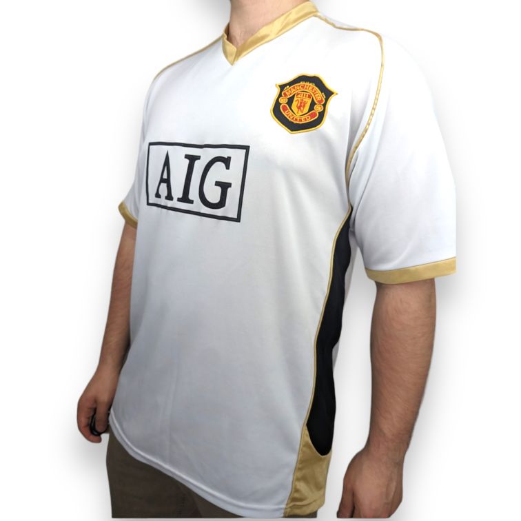 Nike Manchester United 2006/07 Ronaldo 7 White Away Jersey Men Size XL