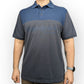 Yves Saint Laurent Blue Grey Short Sleeve Casual Polo Shirt Men Size Large