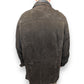 Kartel Vintage Brown Button Up Suede Leather Jacket Coat Men Size XL
