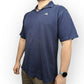Adidas Vintage Navy Cotton Short Sleeve Polo Shirt Men Size Large
