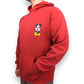 Disney Vintage Mickey Mouse Red Pullover Hoodie Men Size XL