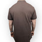 Nike Vintage Brown Cotton Short Sleeve Activewear Polo Shirt Men 2XL