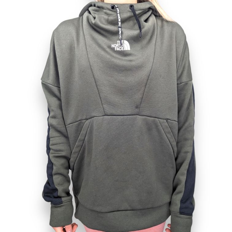 The North Face Green Long Sleeve Pullover Hoodie Women Size Large