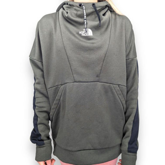 The North Face Green Long Sleeve Pullover Hoodie Women Size Large