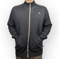 Russell Athletic Grey Tailored Fit Full-Zip Sweatshirt Men Size Large