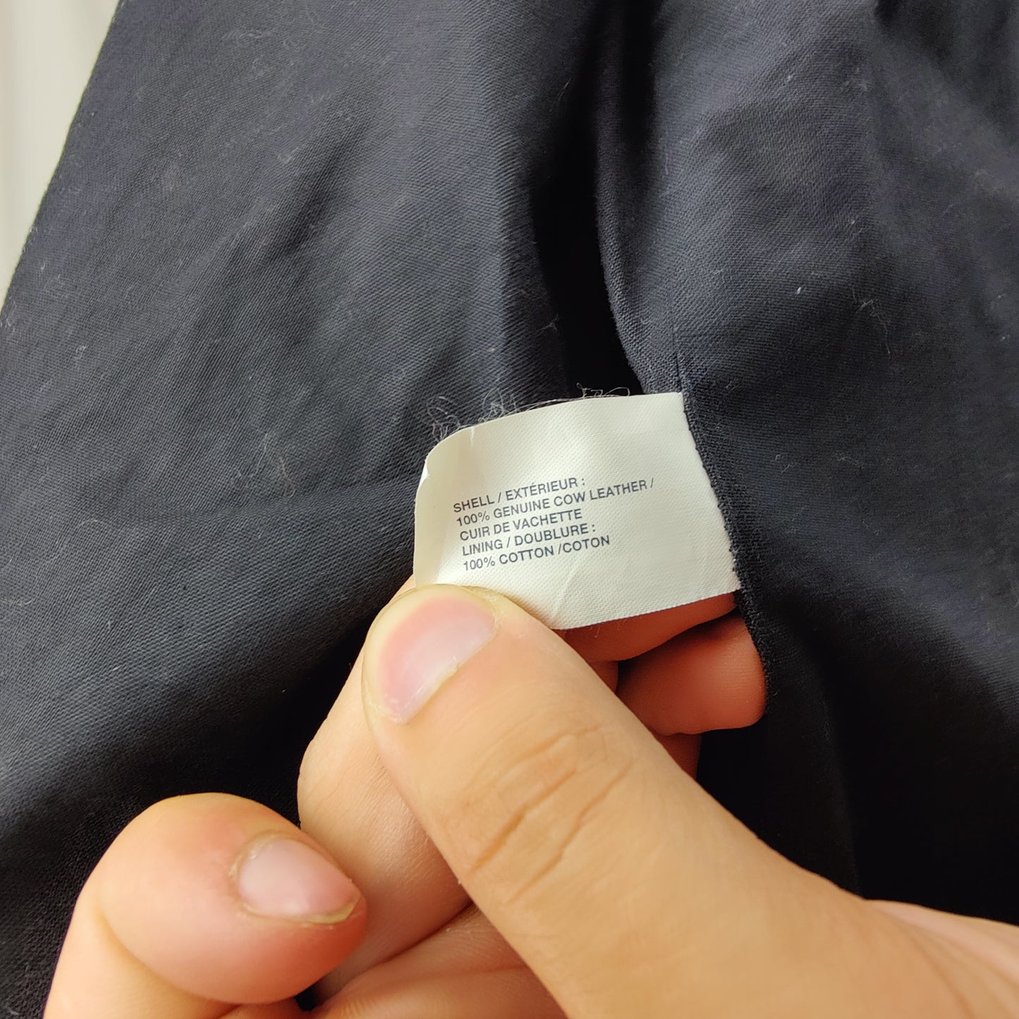 Gap Vintage Black Leather Gilet Waist Coat Jacket Men Size Large