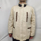 Tommy Hilfiger Vintage Beige White Jacket Coat Overcoat Men Size XL