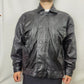 Real Leather Vintage Black Leather Motorcycle Jacket Men Size Large