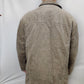 Melka Vintage Beige Tan Corduroy Pea Coat Jacket Men Size Large