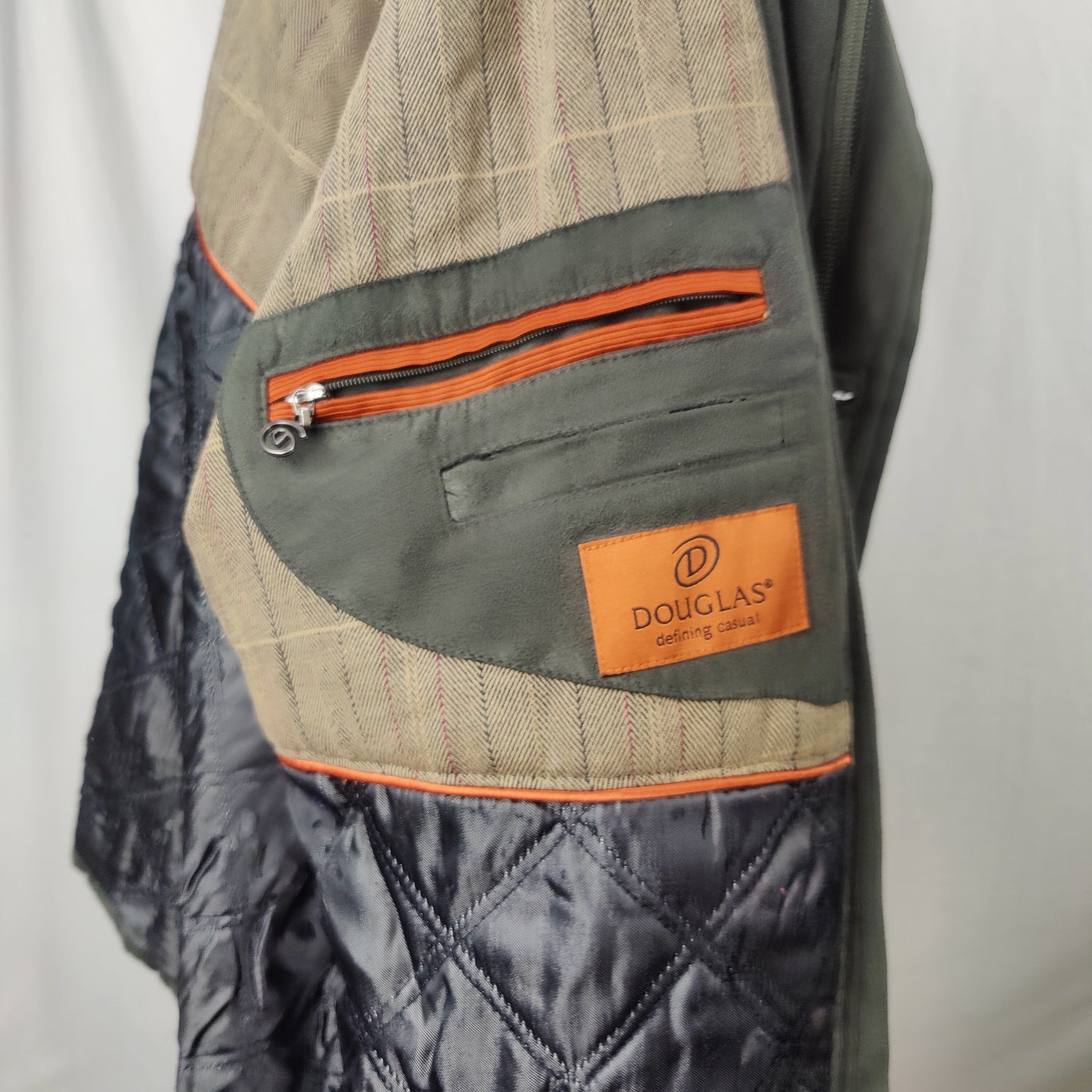 Douglas Vintage Dark Grey Pea Coat Jacket Men Size XL