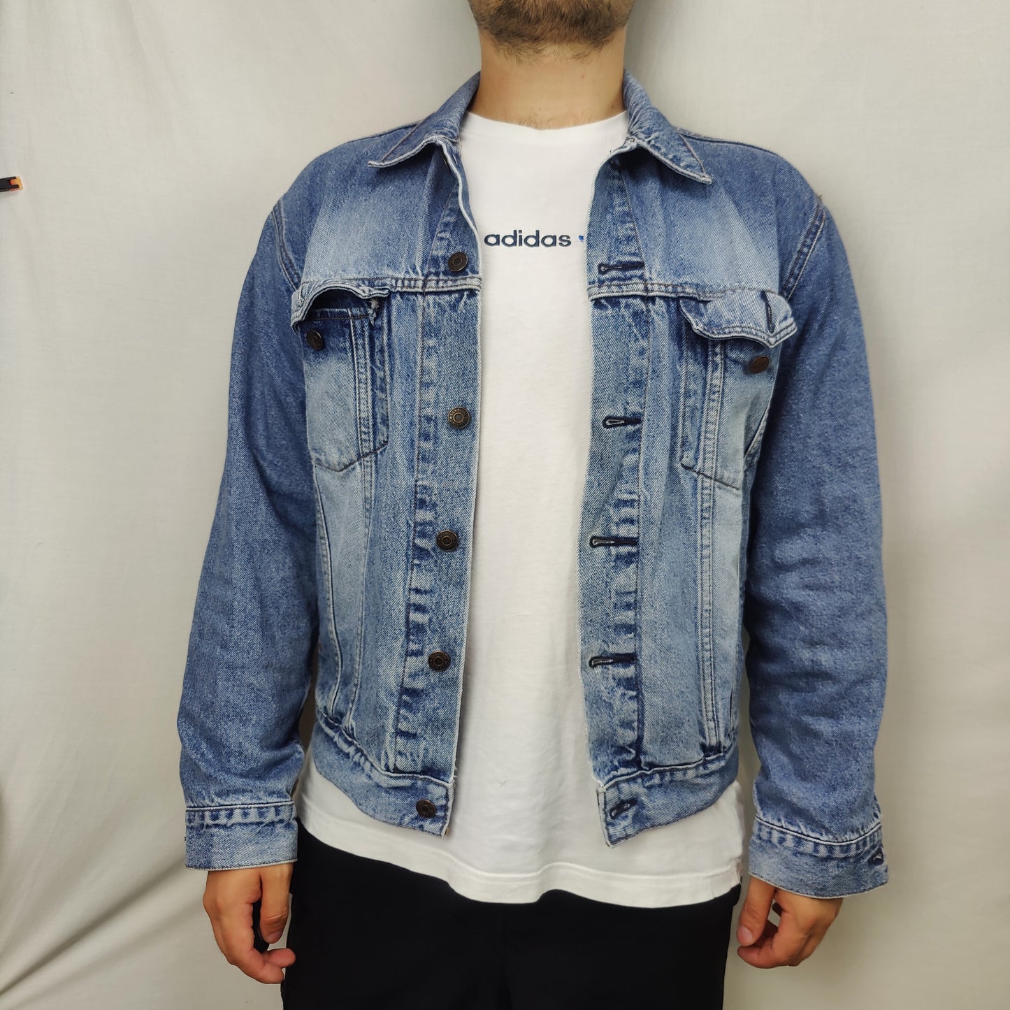 Levi's Vintage Blue Denim Trucker Jacket Men Size Medium