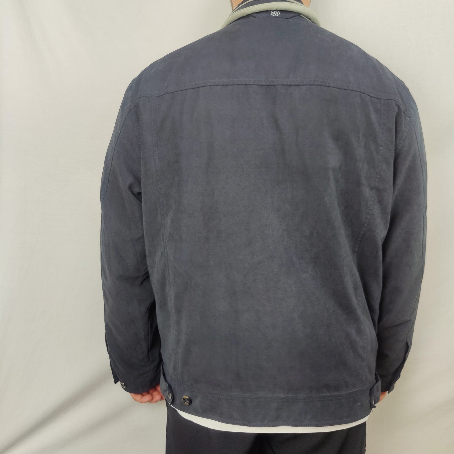 Redpoint Navy Blue Button Up Jacket Coat Men Size XL